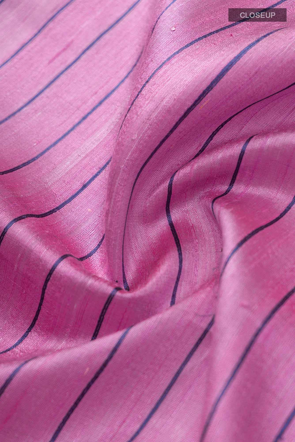 Amisha-Rose Pink Bhagalpuri Tussar Silk Saree