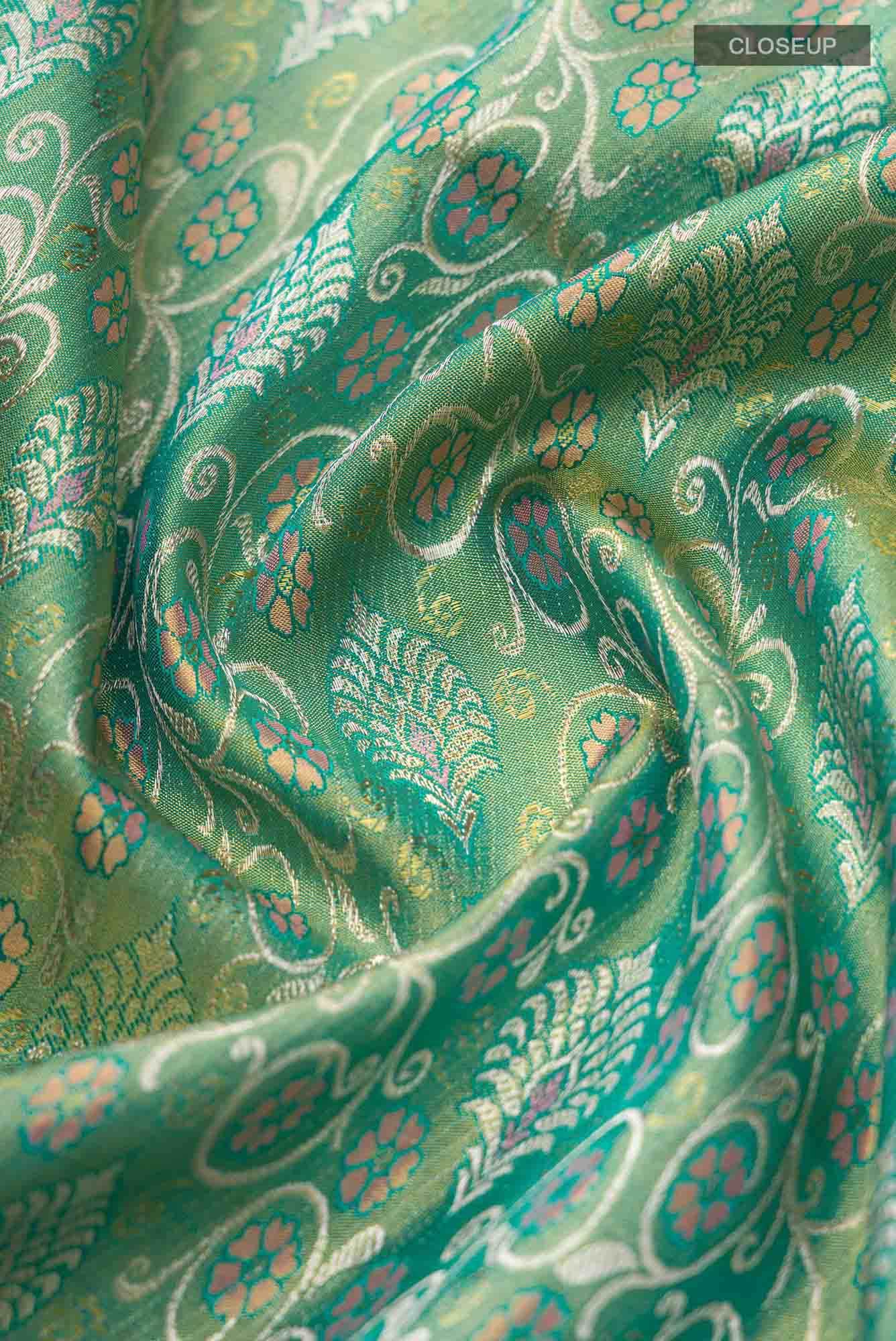 Green Kanchipuram Silk Saree