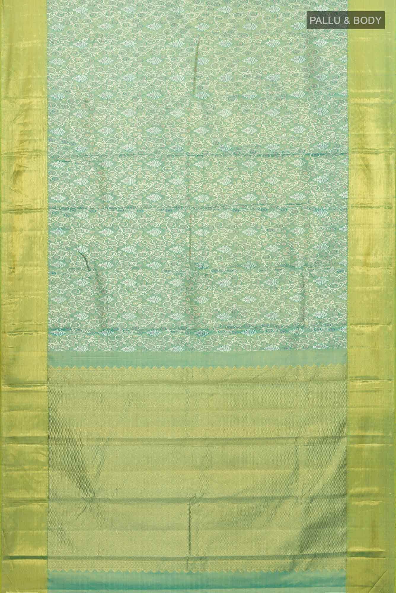 Green Kanchipuram Silk Saree