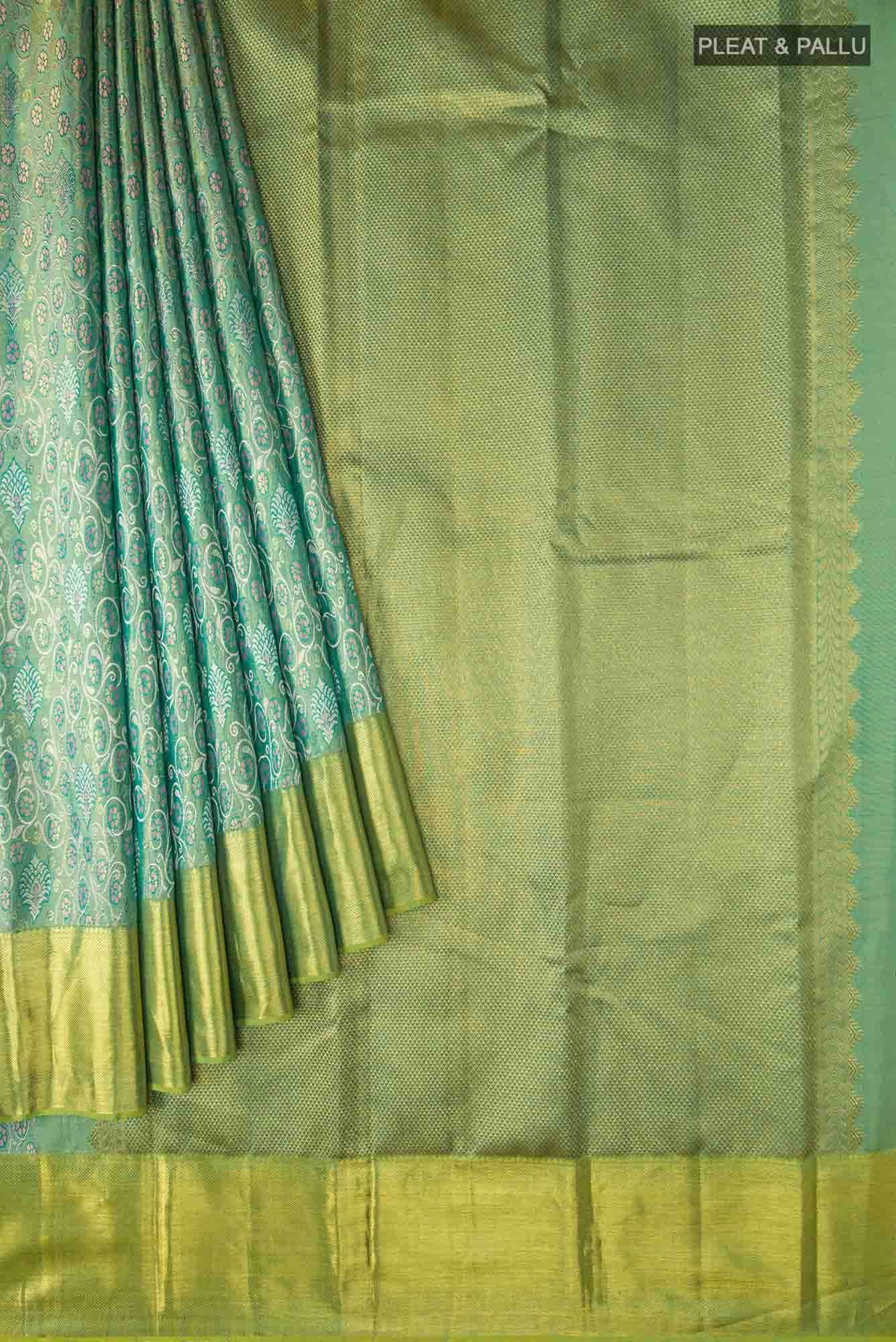 Green Kanchipuram Silk Saree