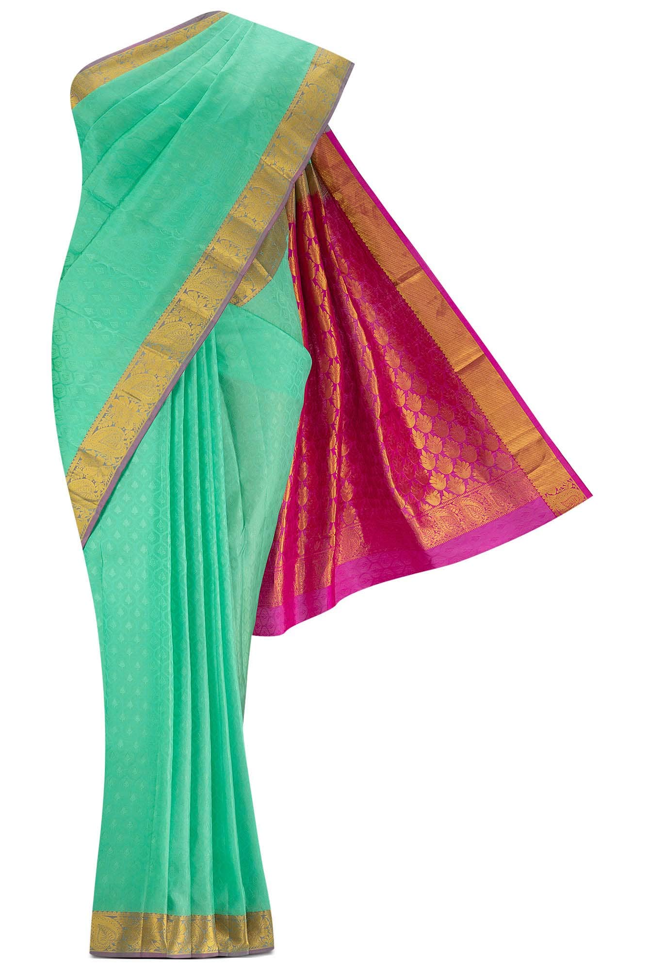 Green Kanchipuram Silk Saree