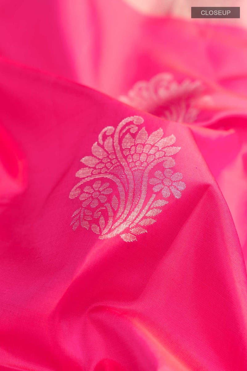 Pink Soft Silk Saree