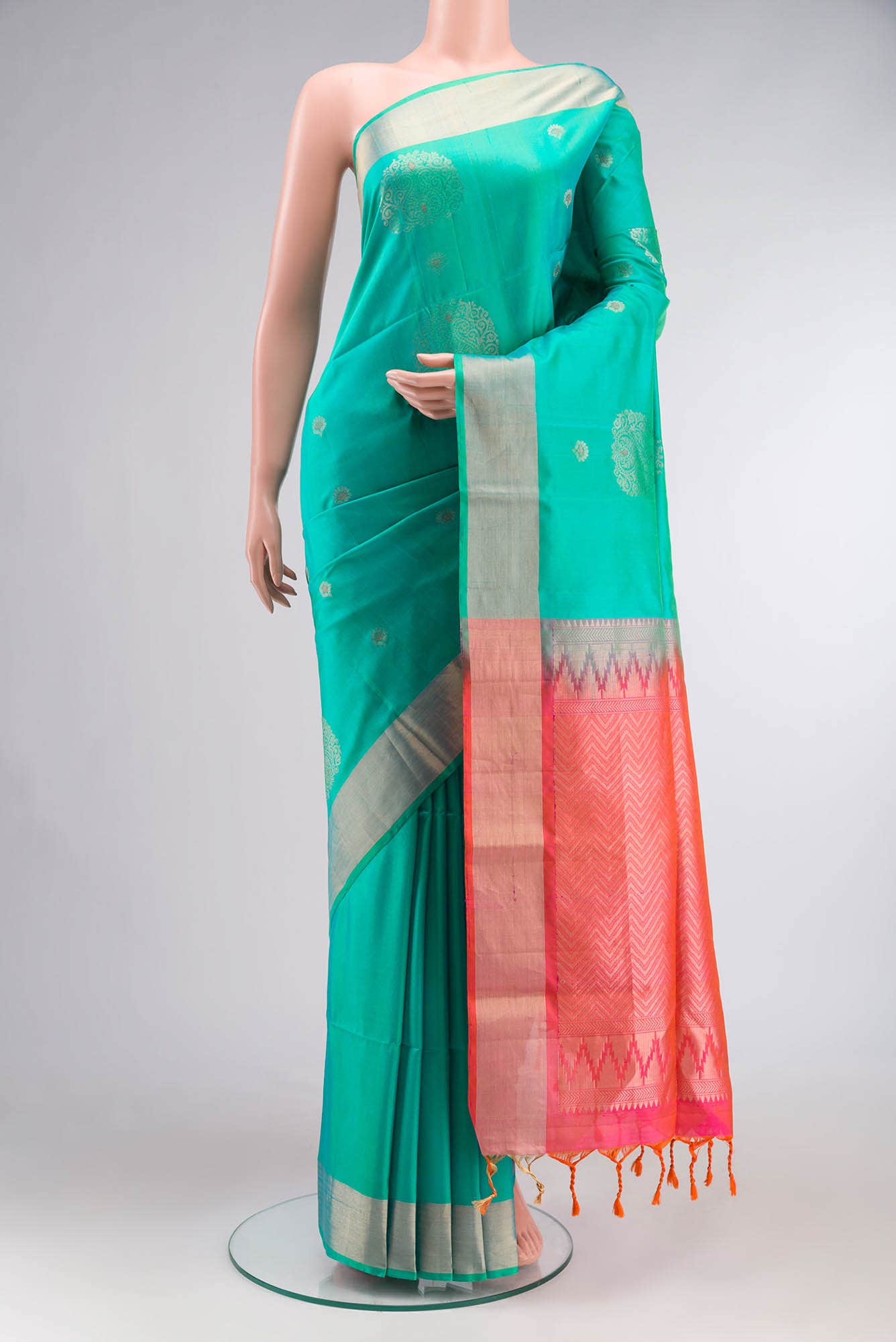 Green Soft Silk Saree
