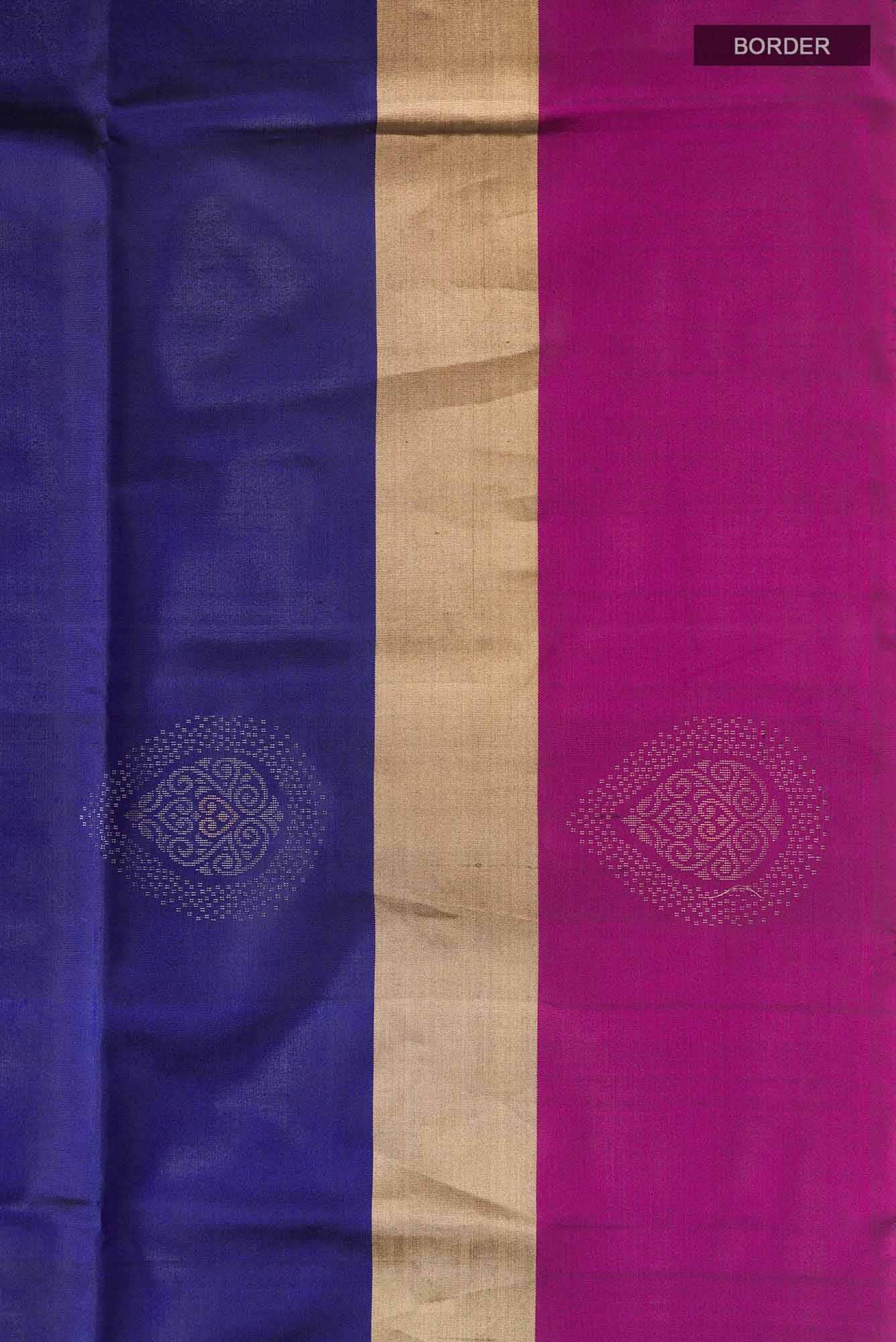 Navy Blue Soft Silk Saree