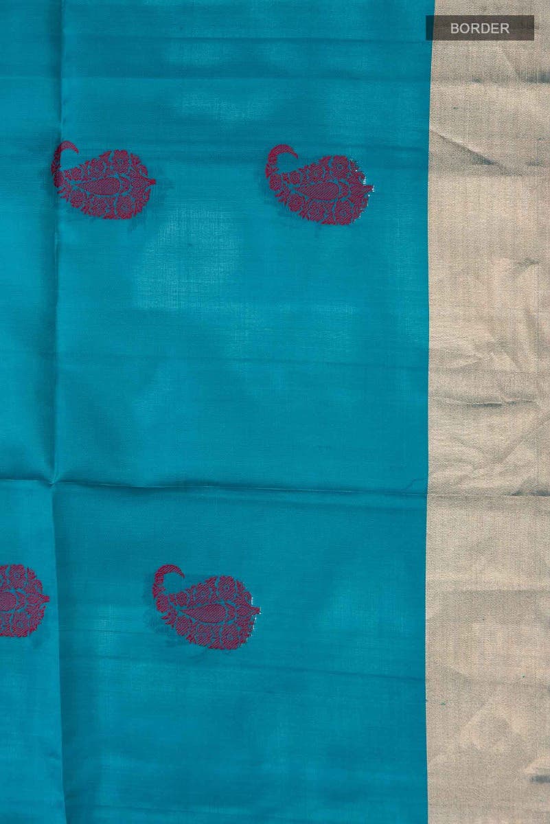 Blue Soft Silk Saree