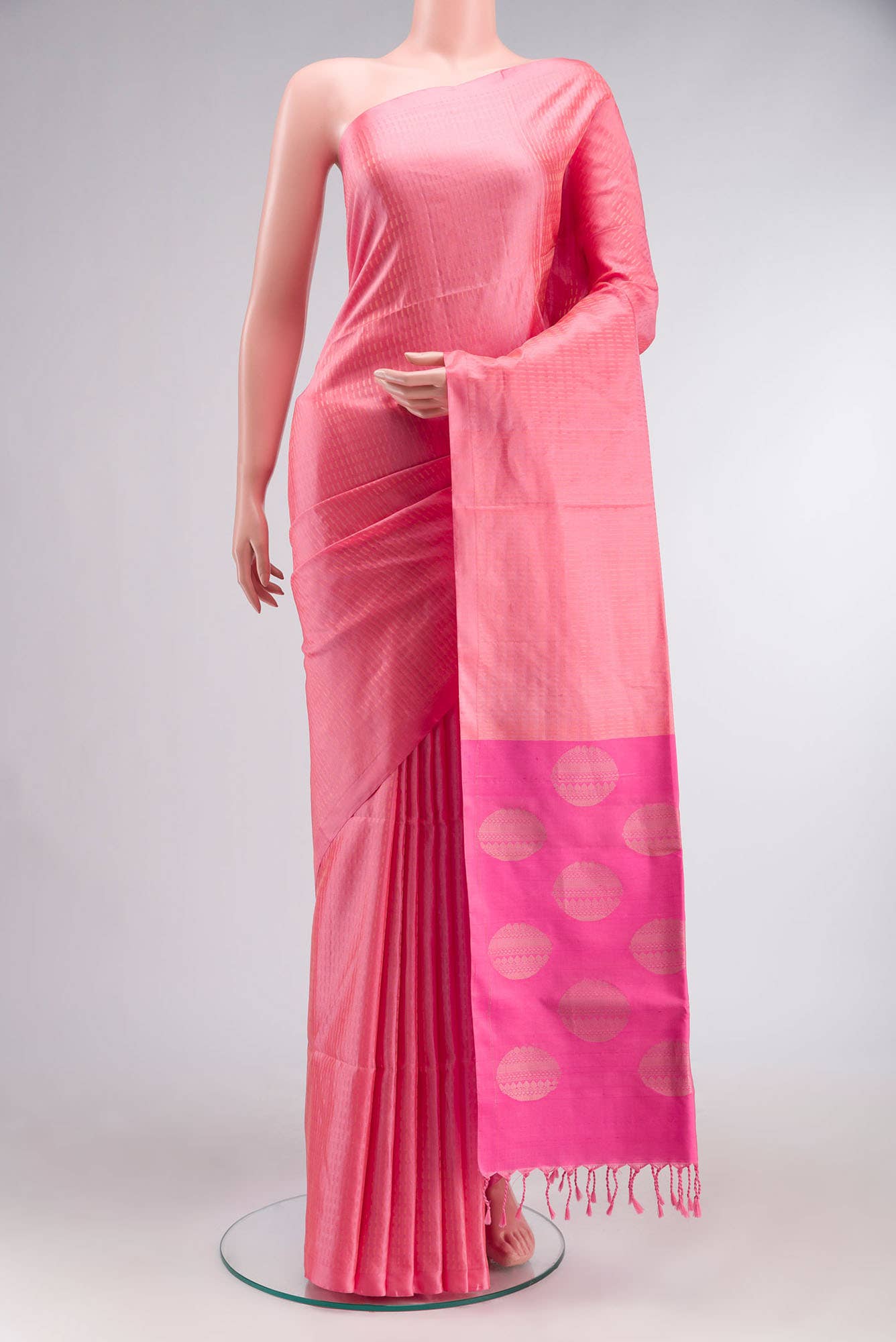 Pink Soft Silk Saree