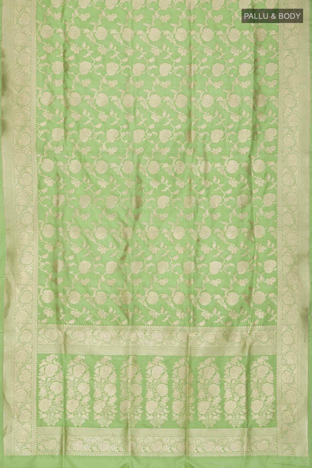 Green Banarasi Silk Saree