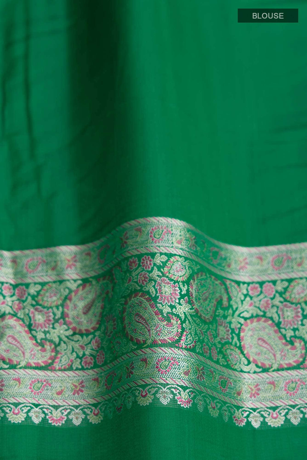 Green Blended Banarasi Silk Saree