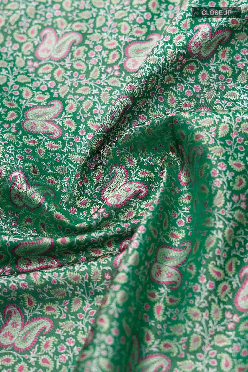 Green Blended Banarasi Silk Saree