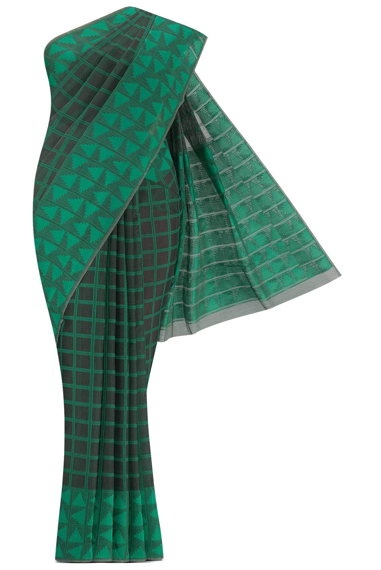 Black Silk Cotton Saree