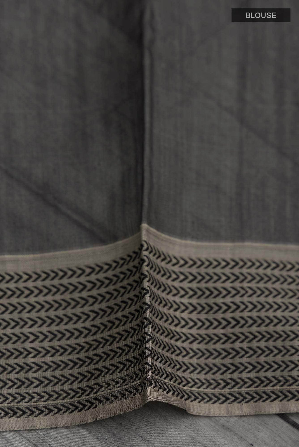 Beige Maheshwari Silk Cotton Saree