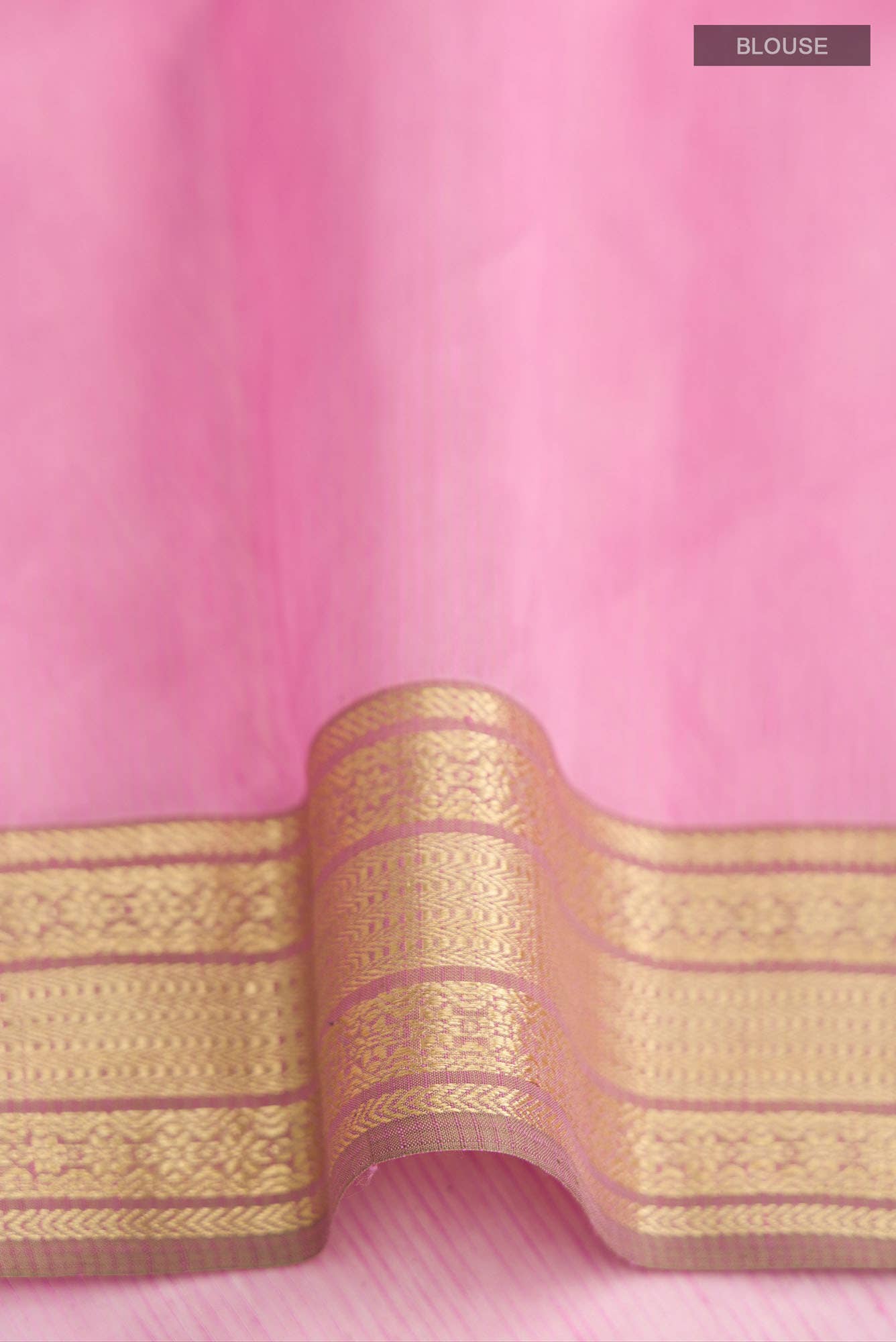 Pink Maheshwari Silk Cotton Saree