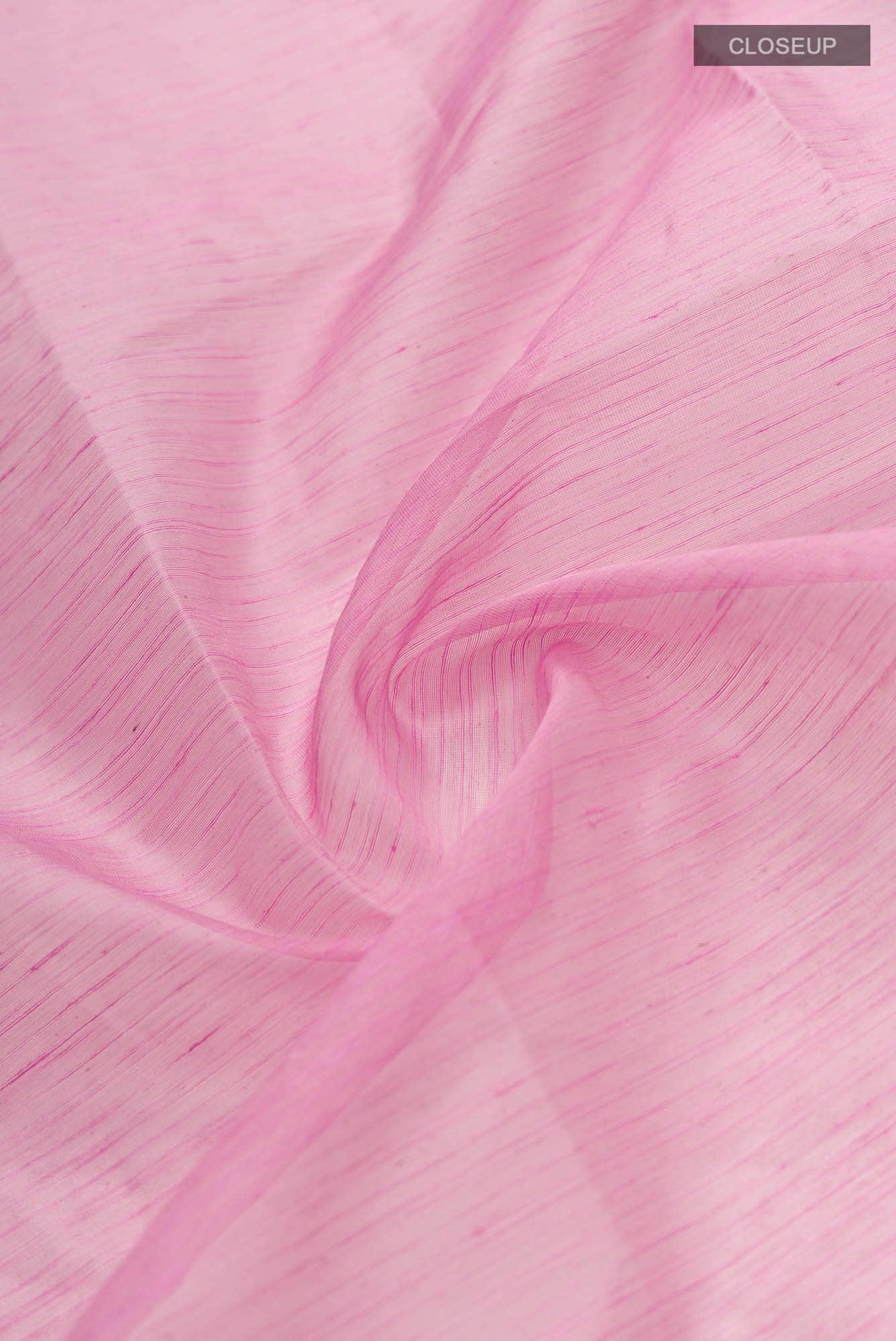 Pink Maheshwari Silk Cotton Saree