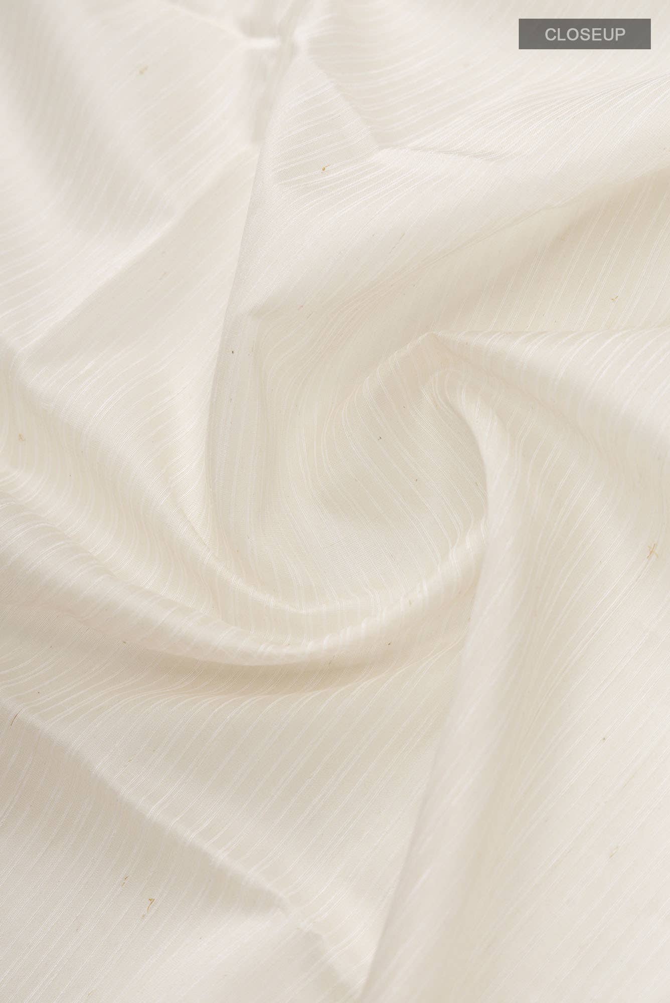 Cream Maheshwari Silk Cotton Saree