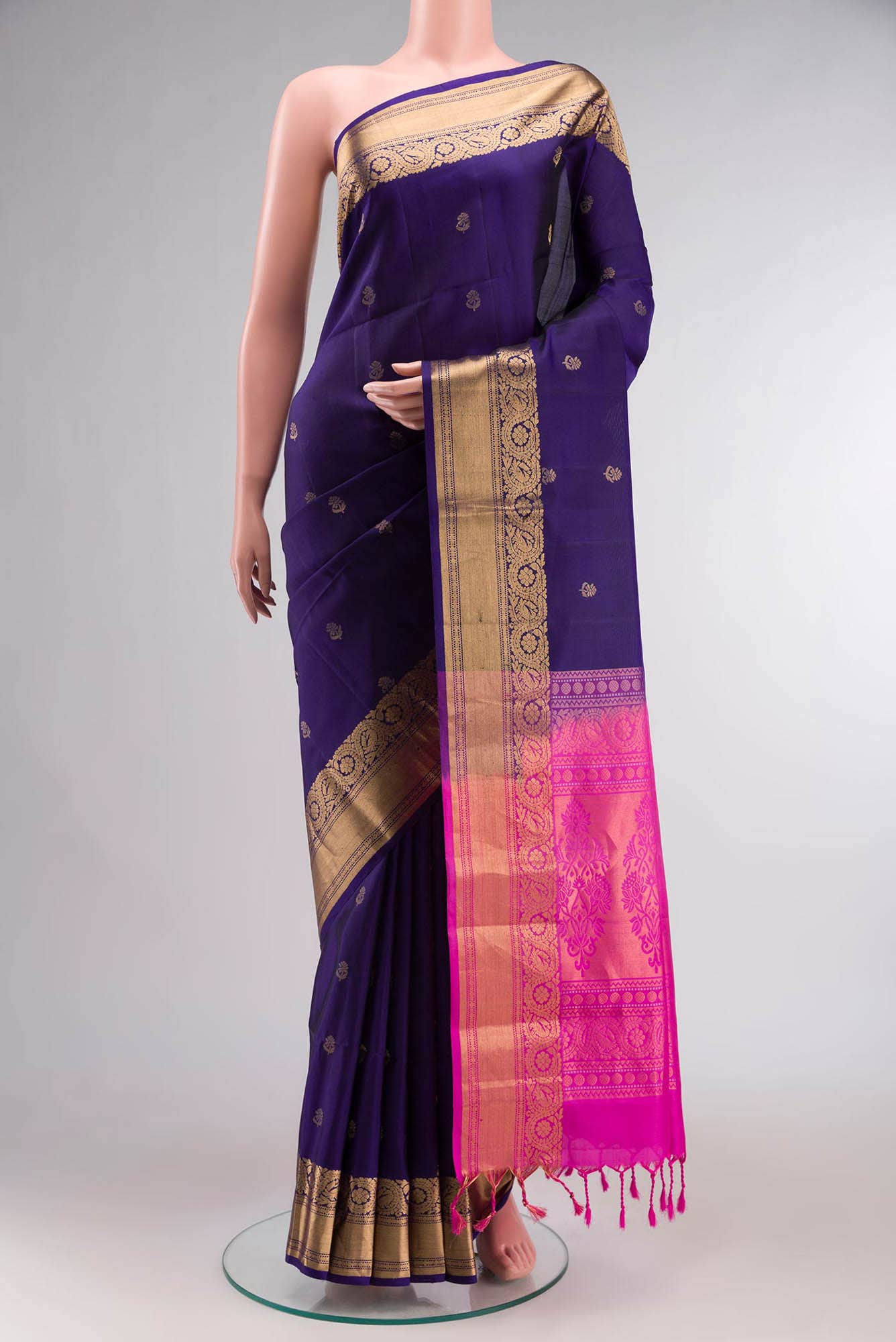 Blue Soft Silk Saree