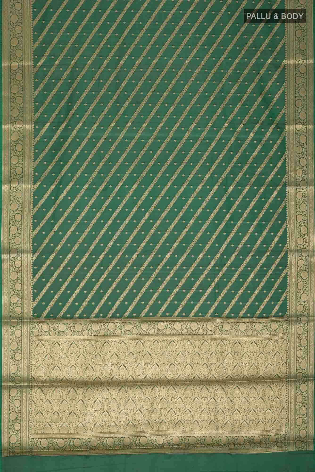 Green Blended Banarasi Silk Saree