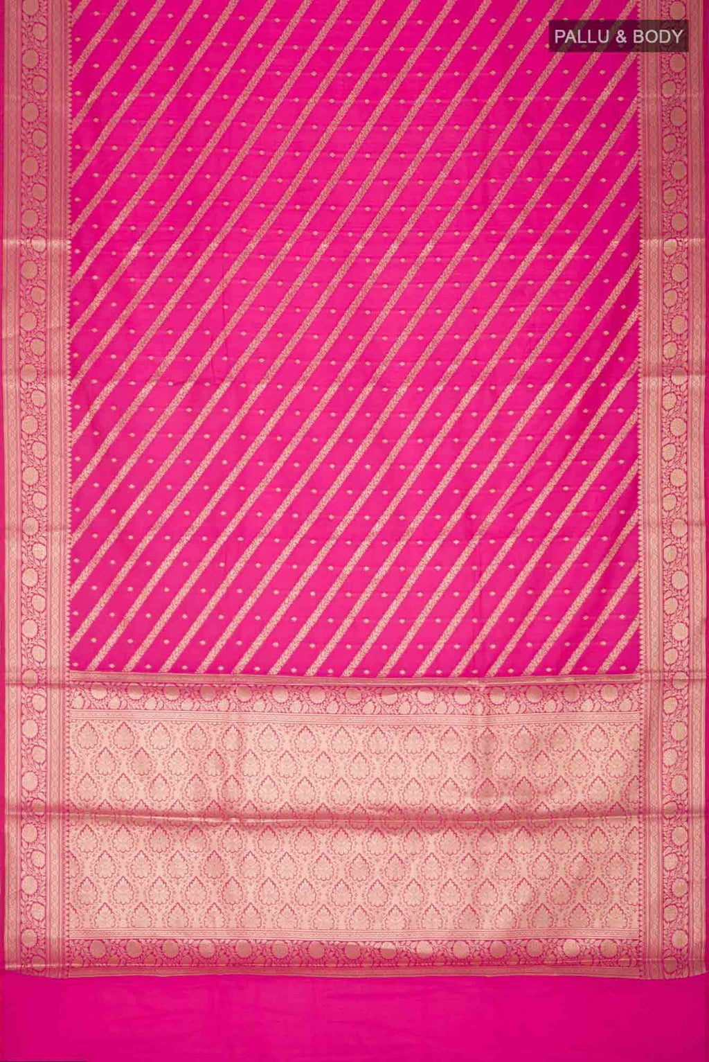 Pink Blended Banarasi Silk Saree