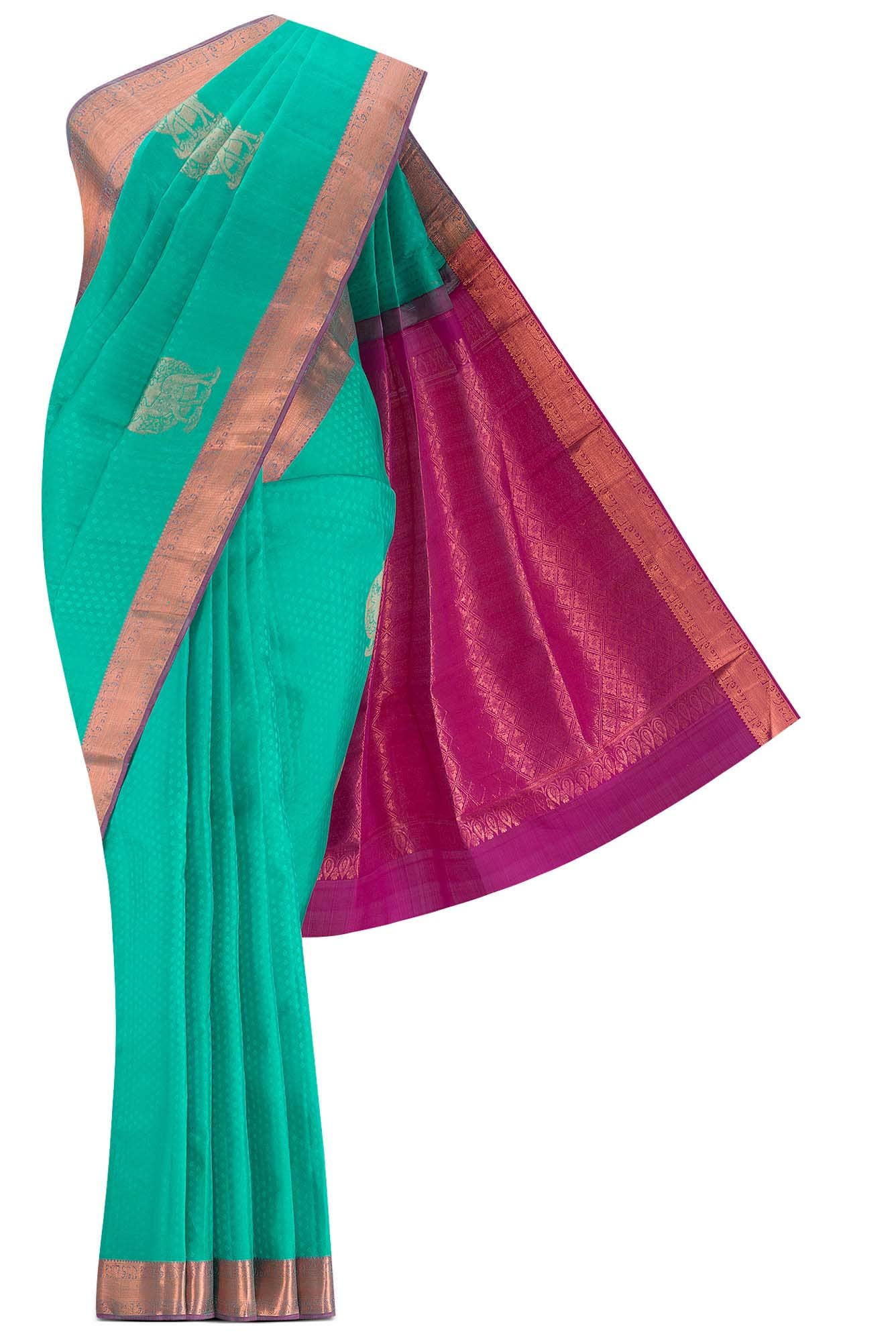 Green Kanchipuram Silk Saree