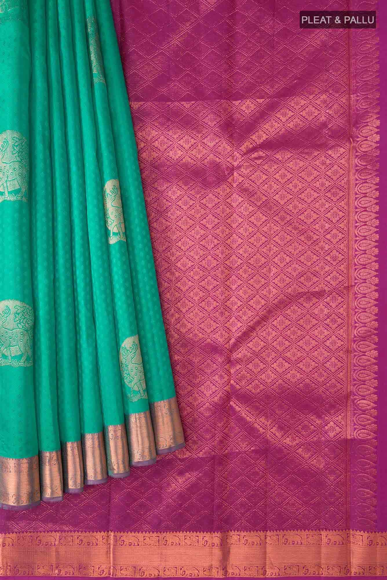 Green Kanchipuram Silk Saree