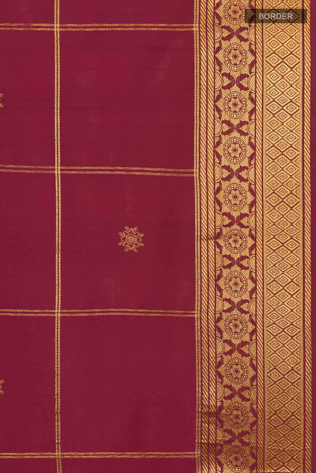 Savitri-Maroon Kanchipuram Silk Saree