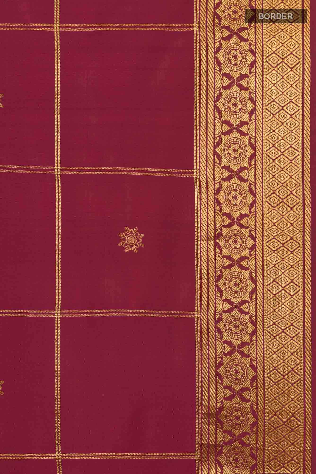 Savitri-Maroon Kanchipuram Silk Saree