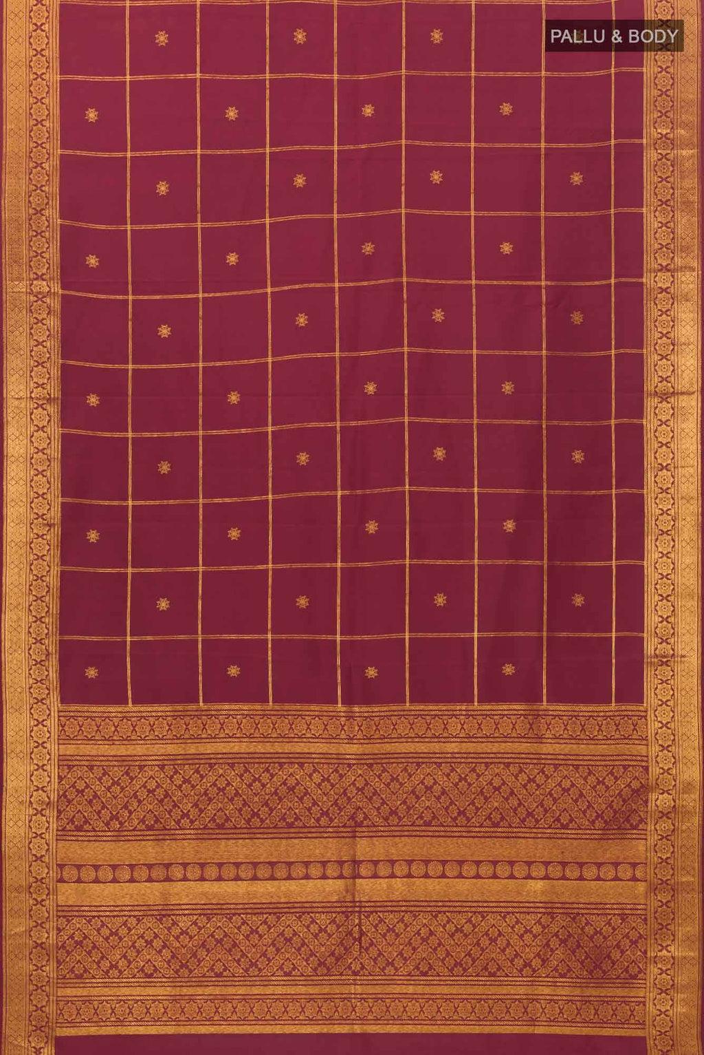 Savitri-Maroon Kanchipuram Silk Saree
