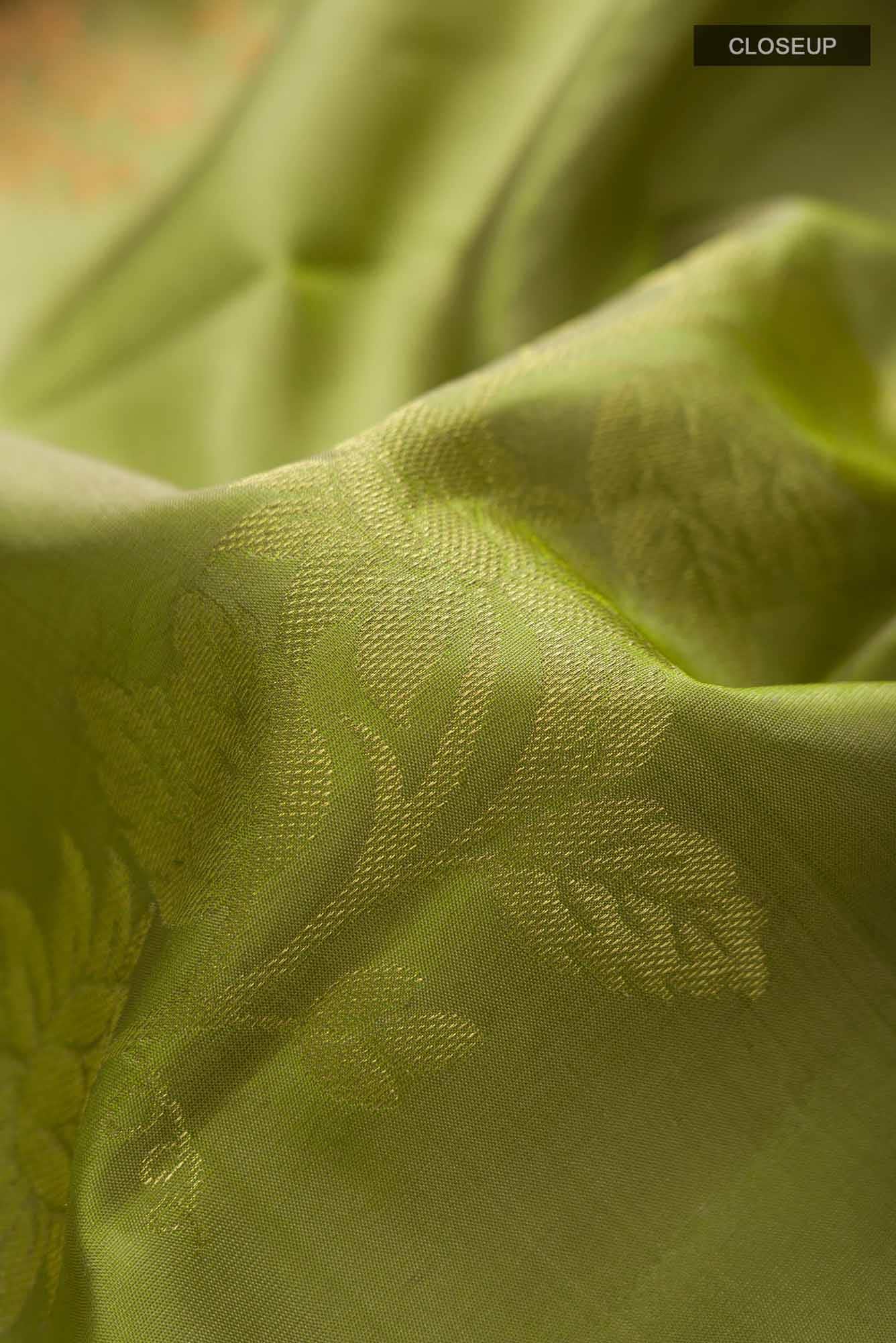 Green Kanchipuram Silk Saree