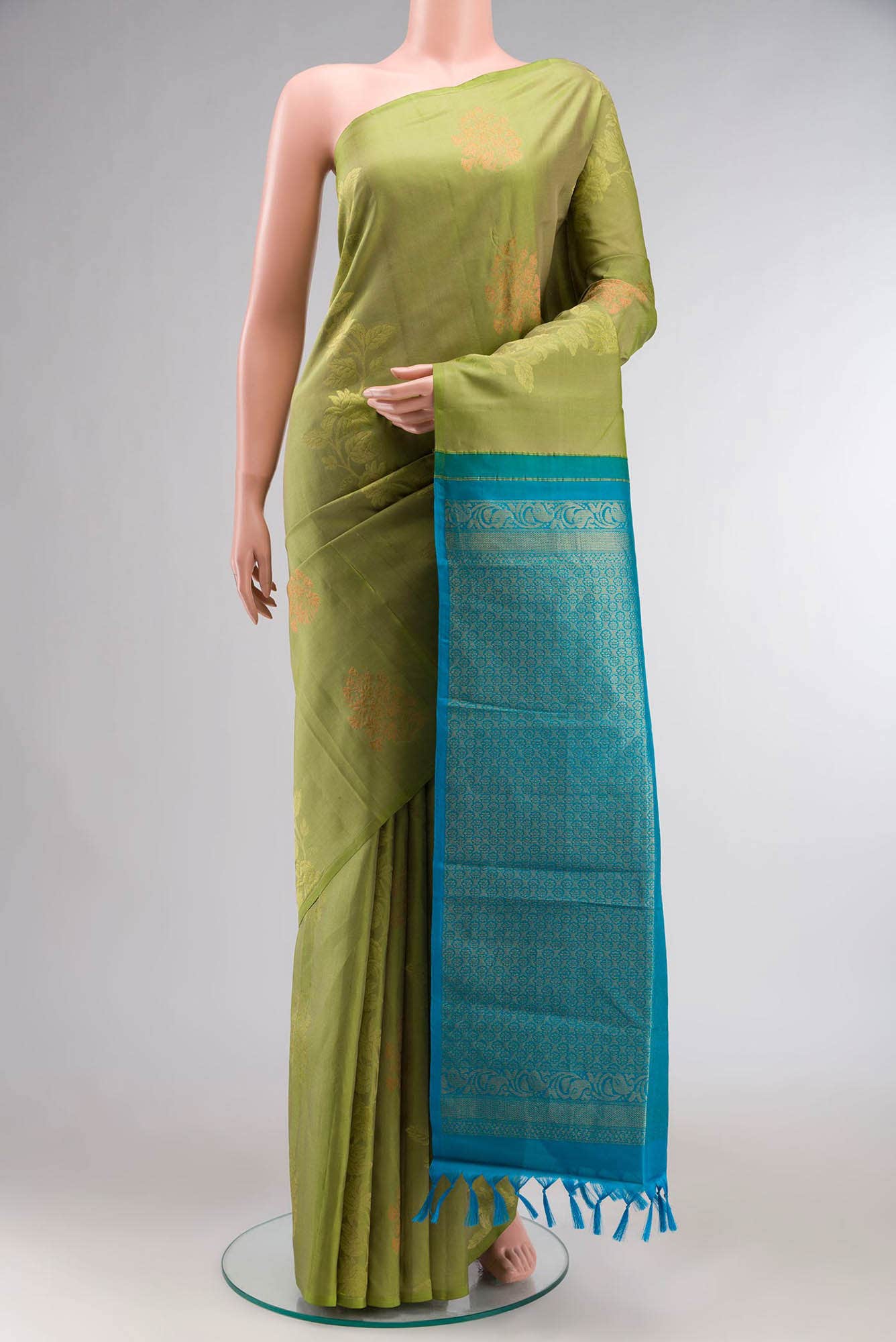 Green Kanchipuram Silk Saree