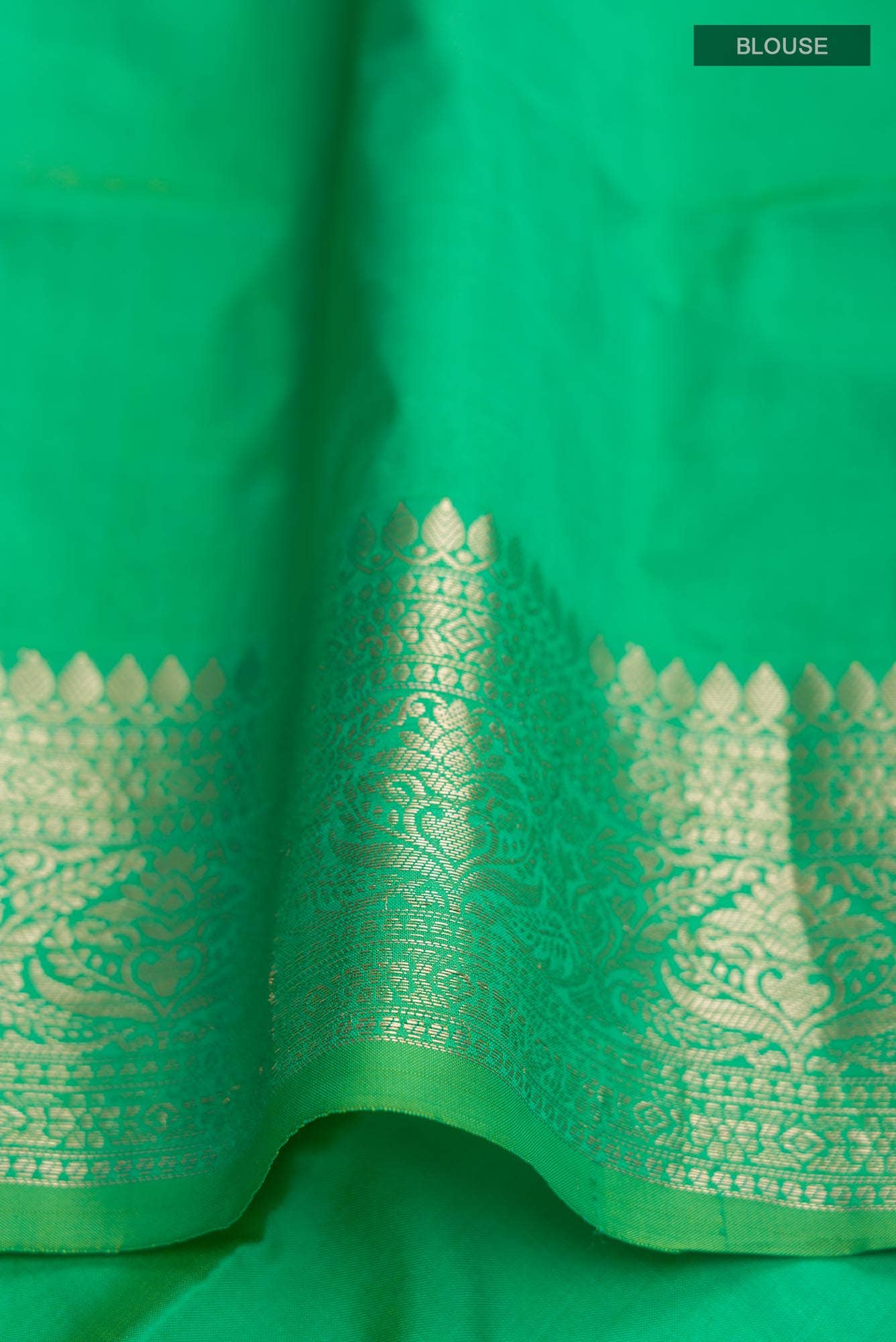 Green Banarasi Katan Silk Saree