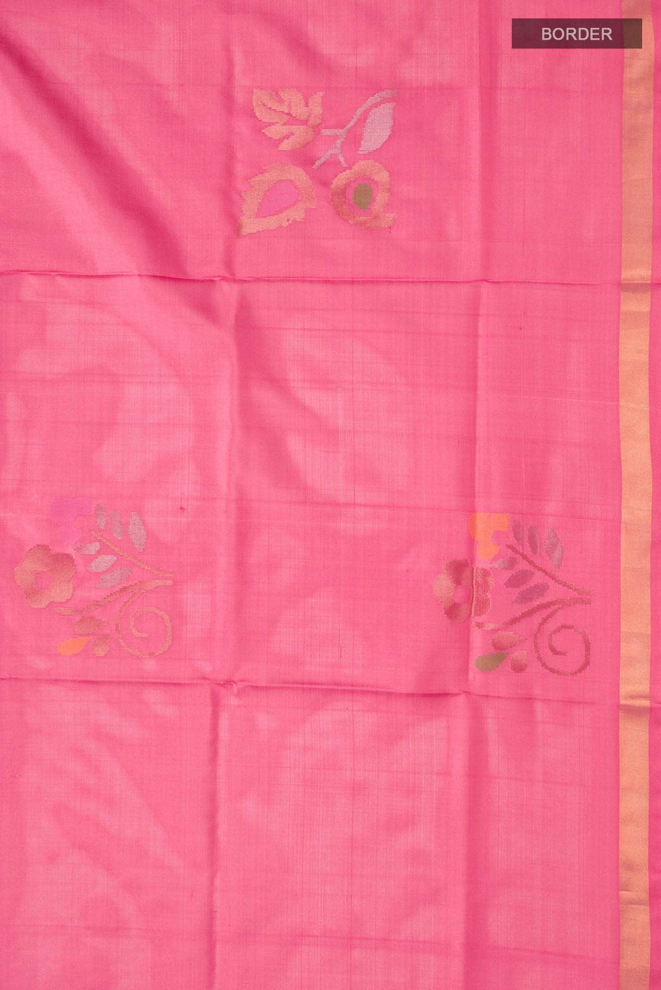 Pink Uppada Silk Saree