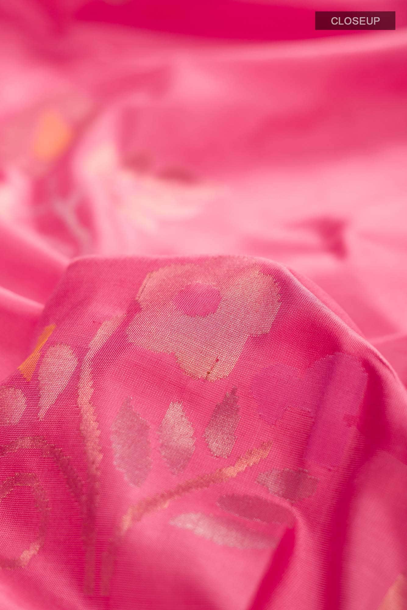 Pink Uppada Silk Saree
