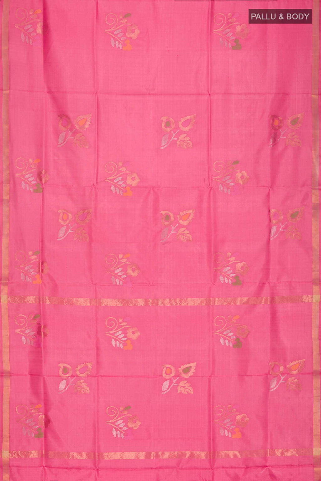 Pink Uppada Silk Saree