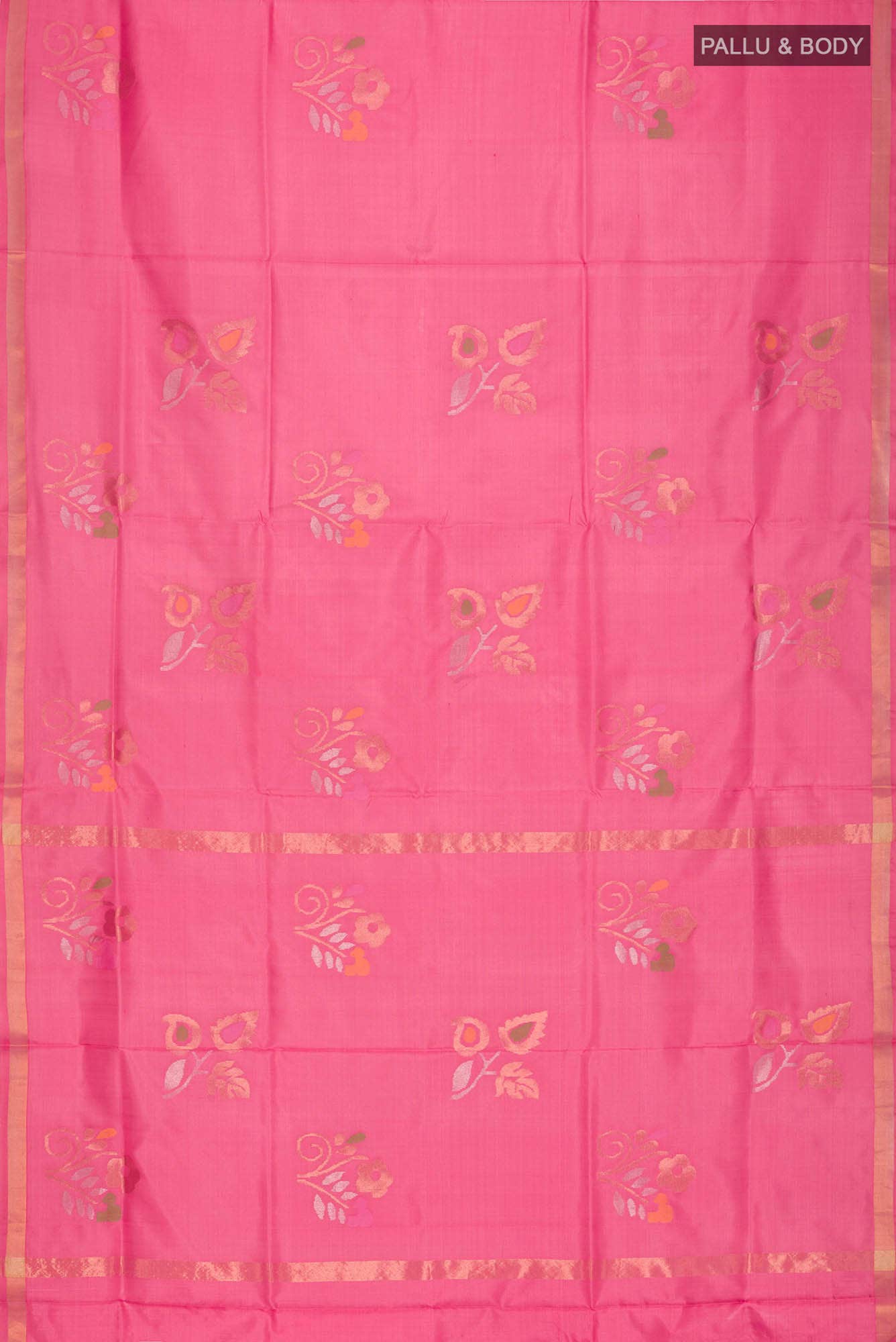 Pink Uppada Silk Saree