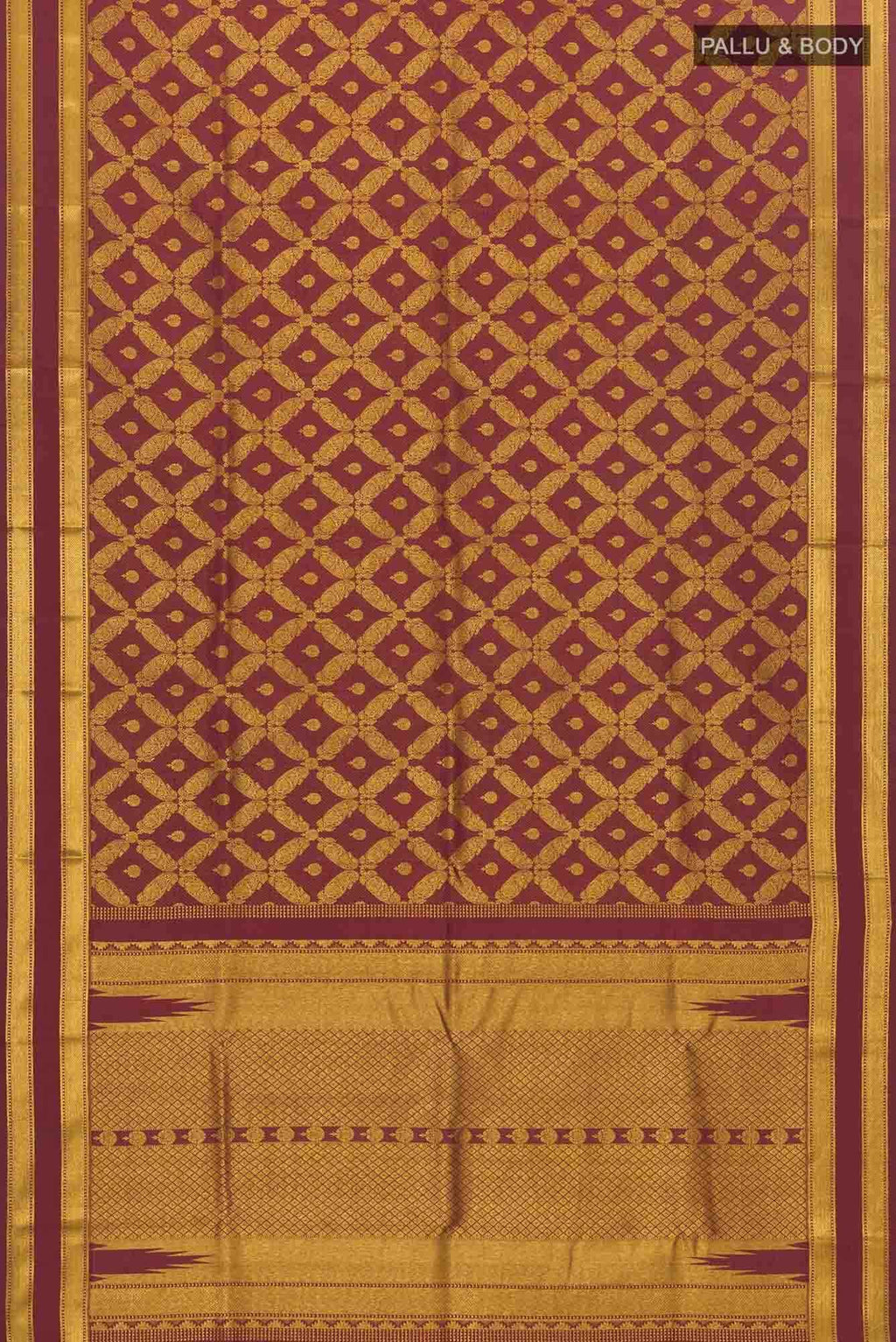 Shobita - Araku Red Kanchipuram Silk Saree