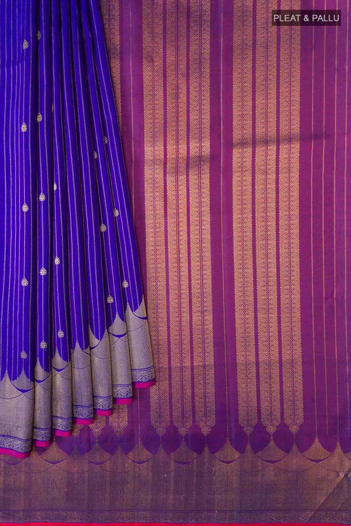 Blue Kanchipuram Silk Saree