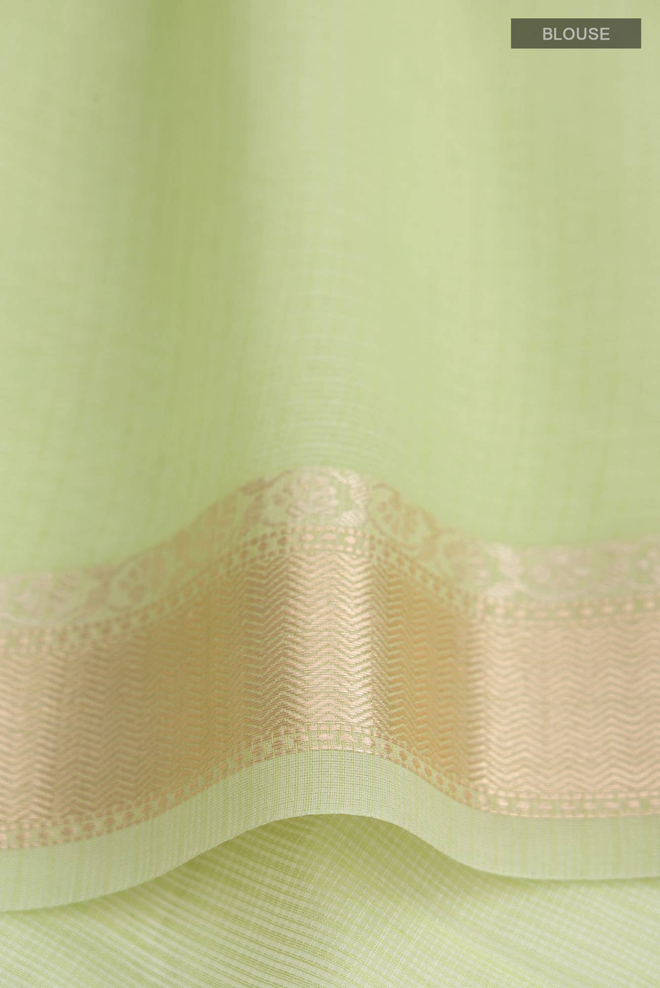 Green Blended Kota Cotton Saree