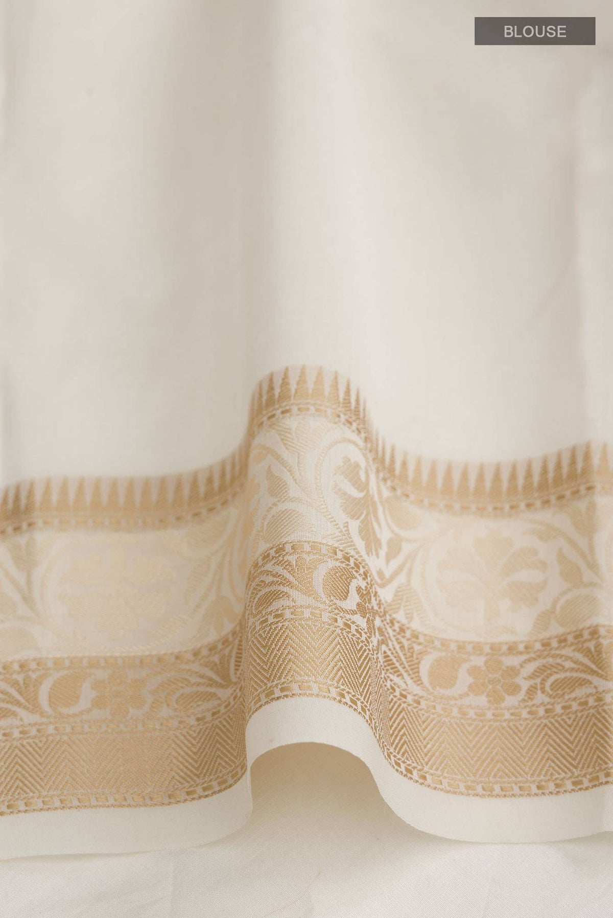 Cream Kota Cotton Saree