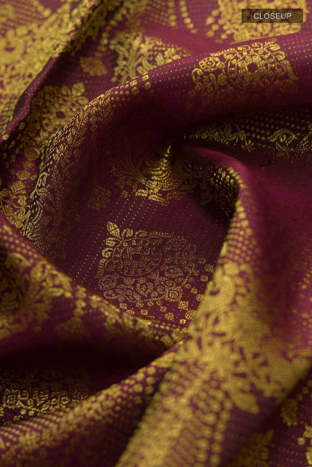 Rani-Haar-Maroon Kanchipuram Silk Saree