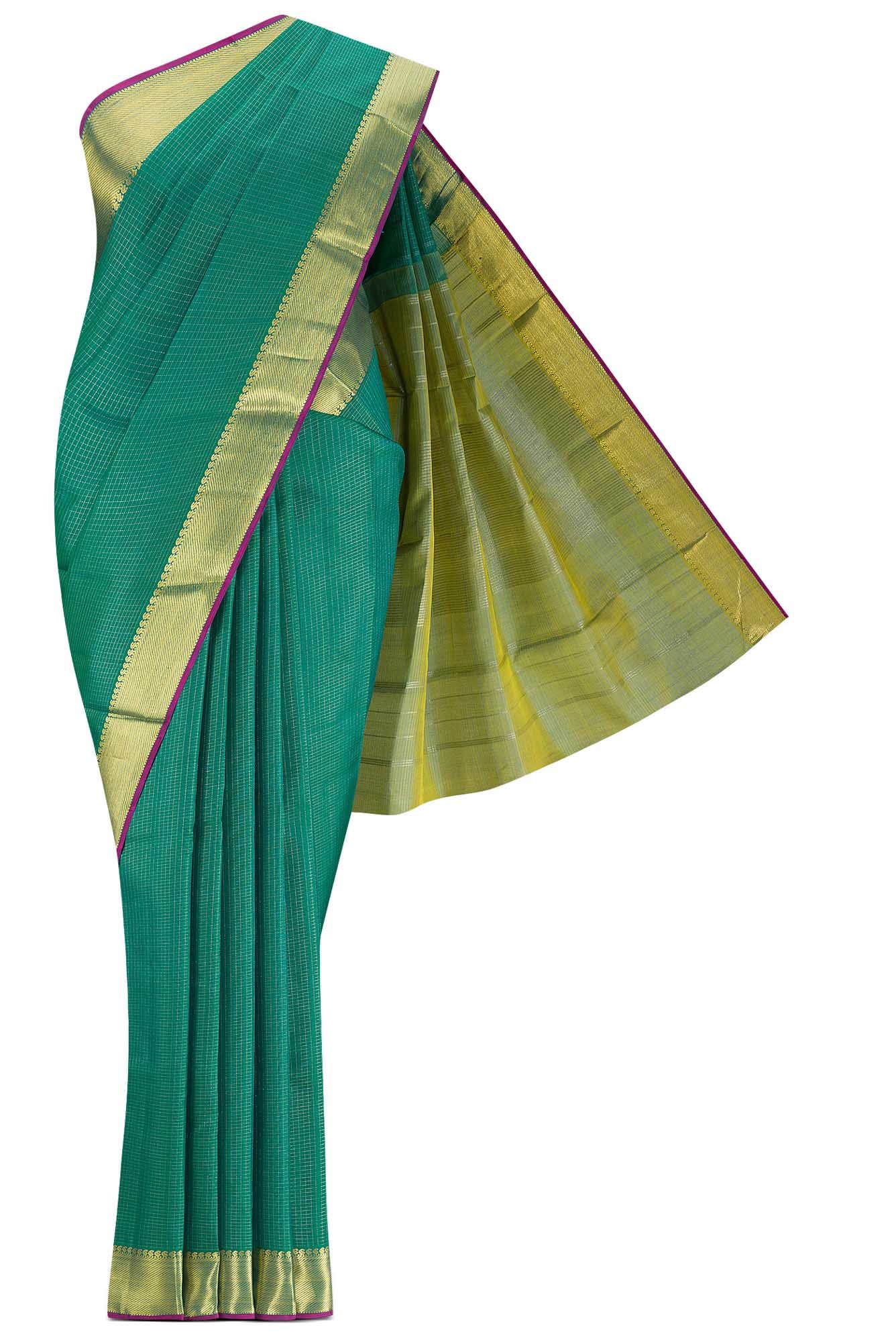 Green Kanchipuram Silk Saree