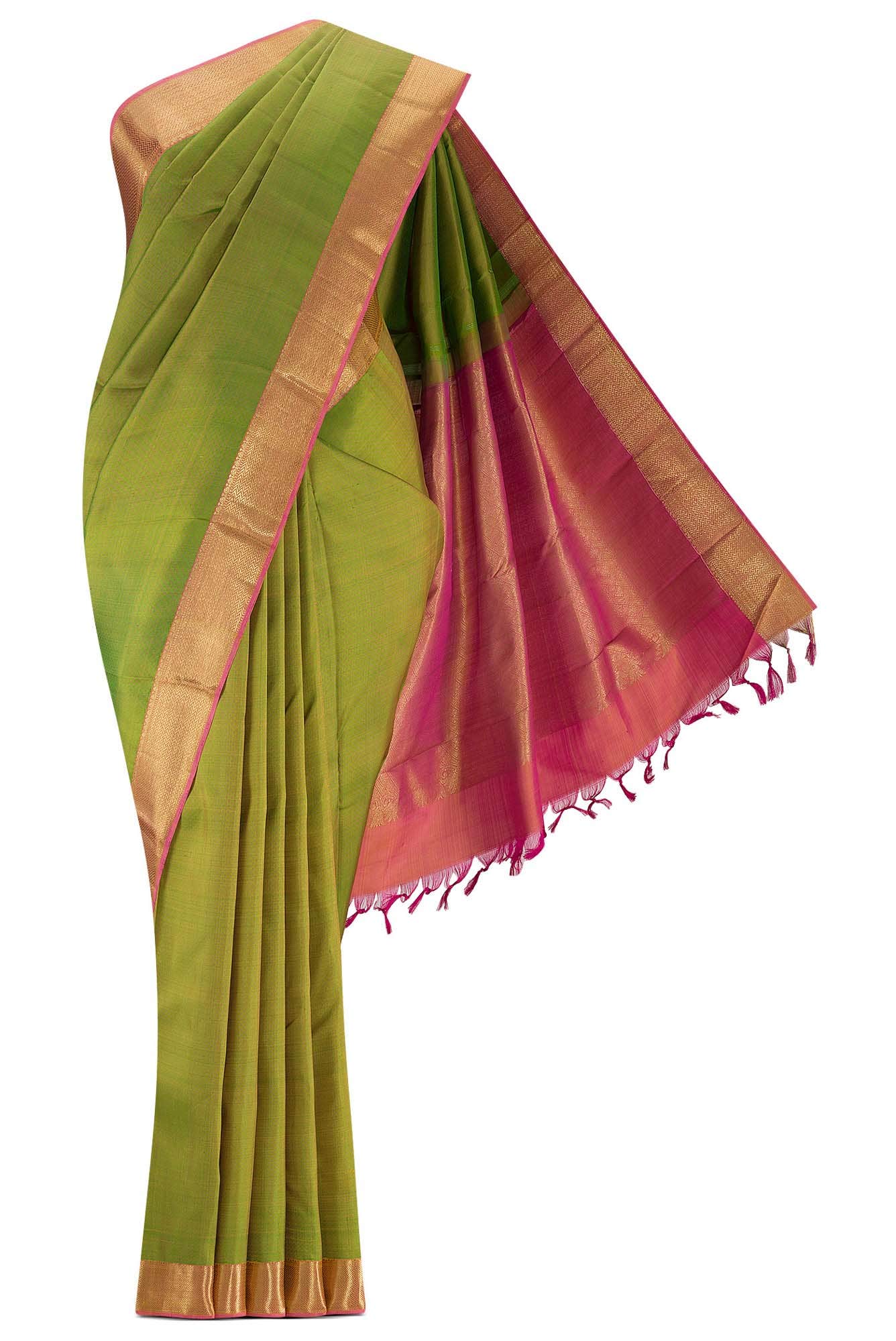 Green Kanchipuram Silk Saree