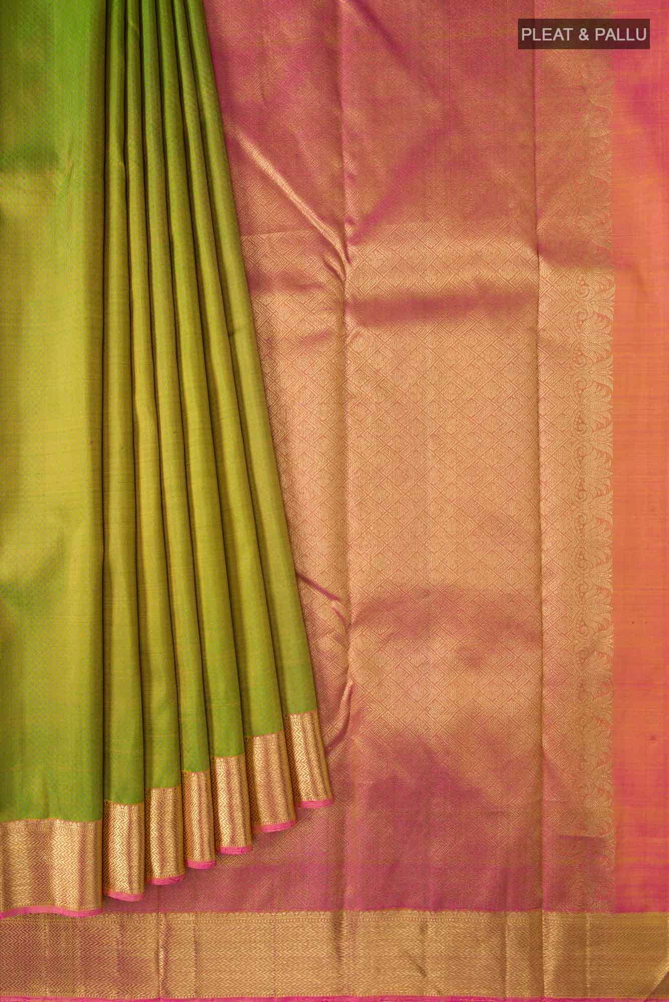 Green Kanchipuram Silk Saree