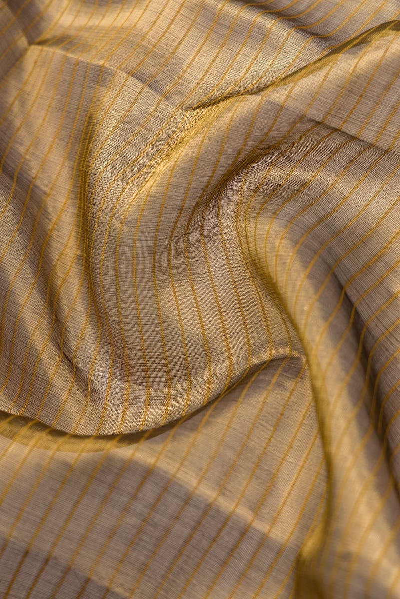 Bhavi-Gold Bhagalpuri Tussar Silk Saree