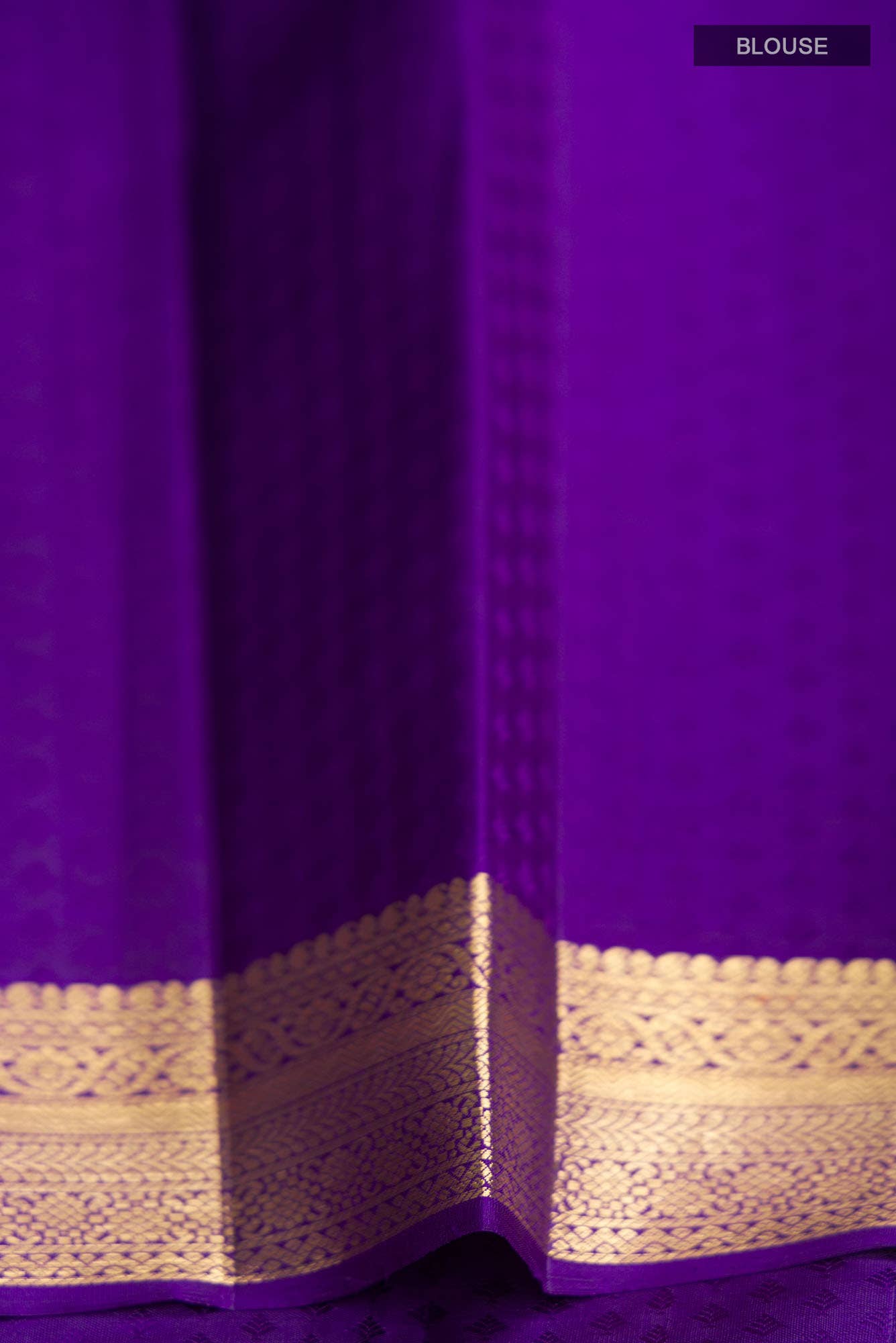 Blue Dual Tone Kanchipuram Silk Saree