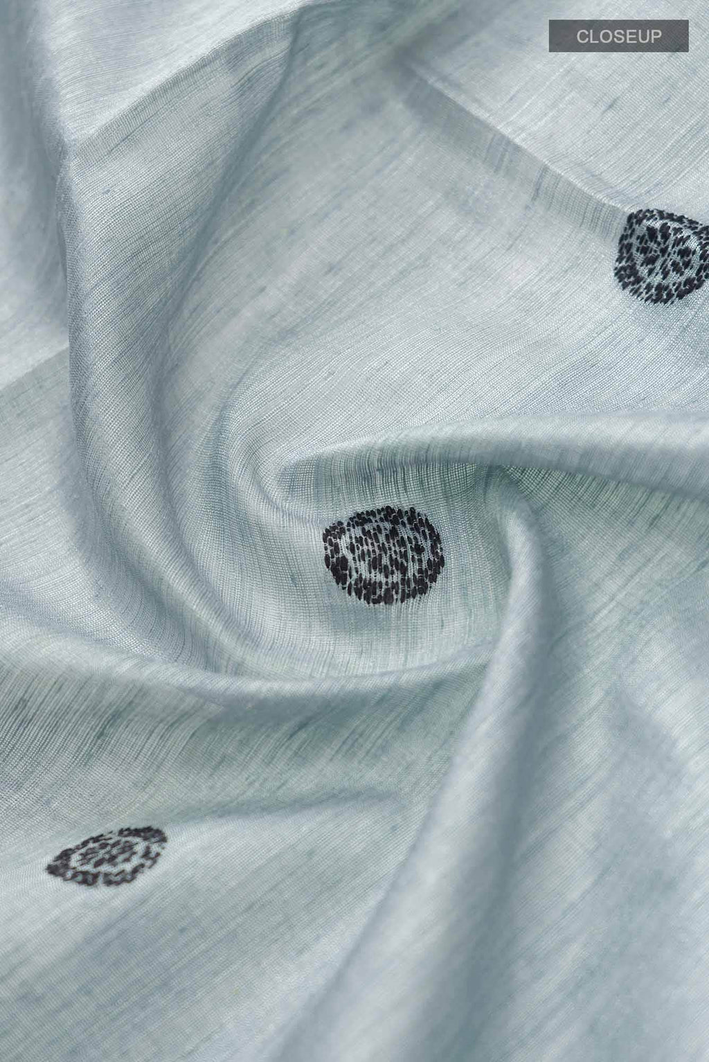 Green Jute Silk Saree