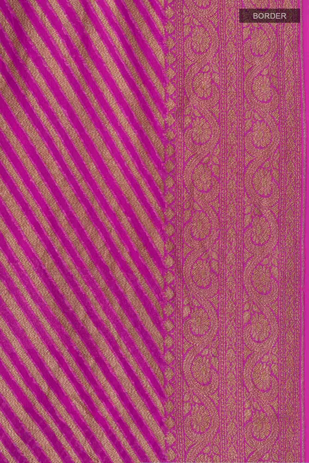 Pink Banarasi Georgette Saree