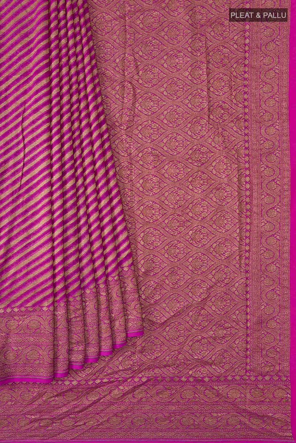 Pink Banarasi Georgette Saree