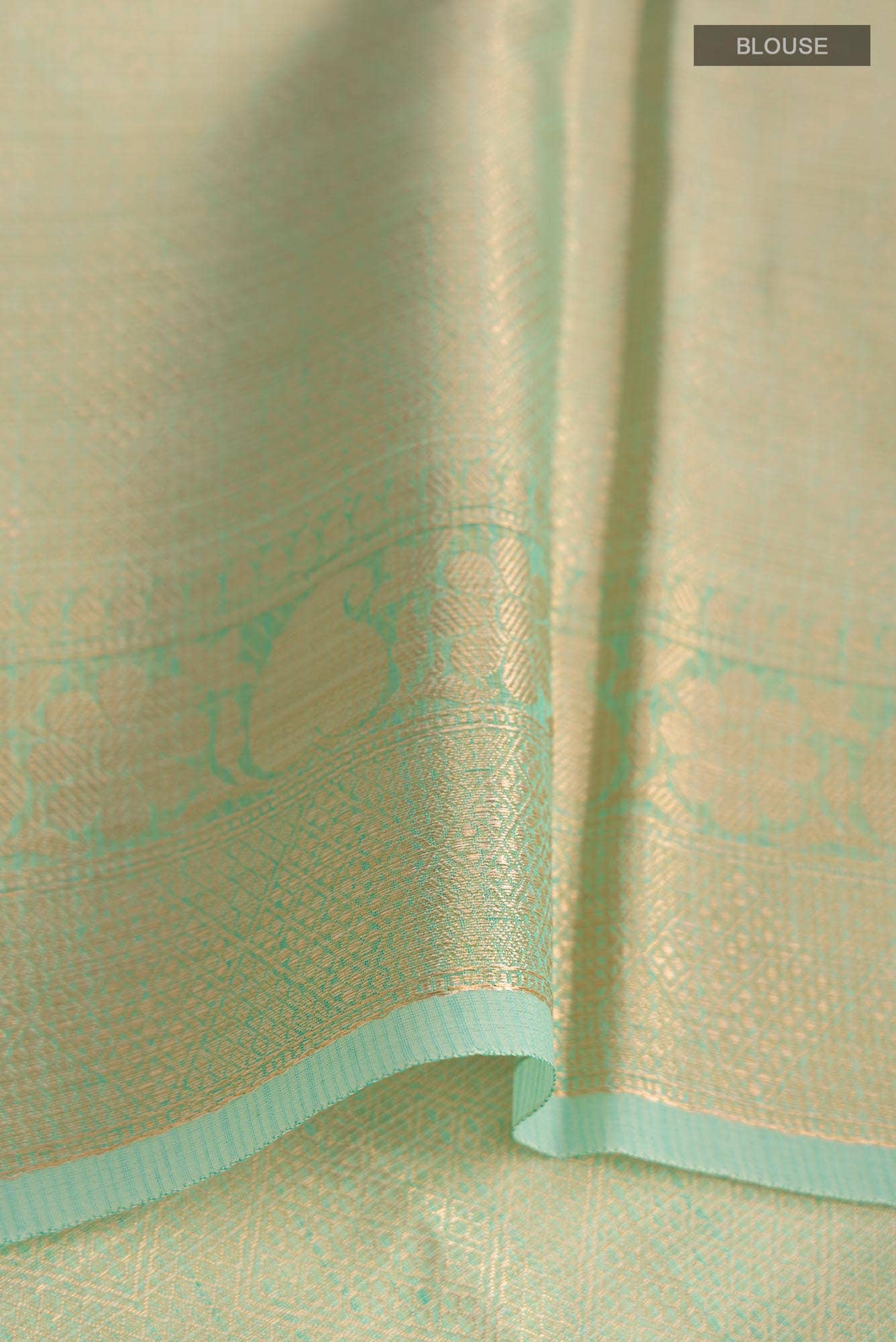 Green Kota Cotton Saree