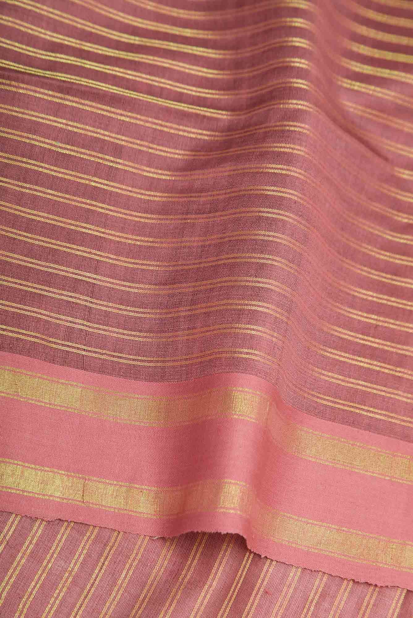 Akira- Taupe Green Bhagalpuri Tussar Silk Saree