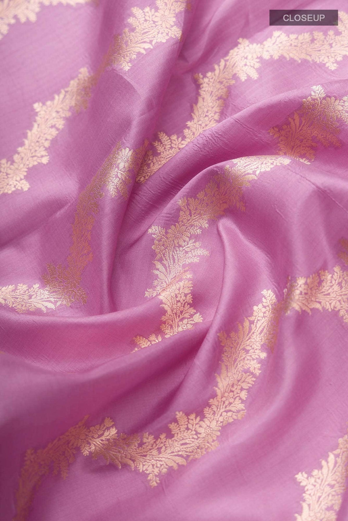 Kuntala-Pink Banarasi Silk Saree