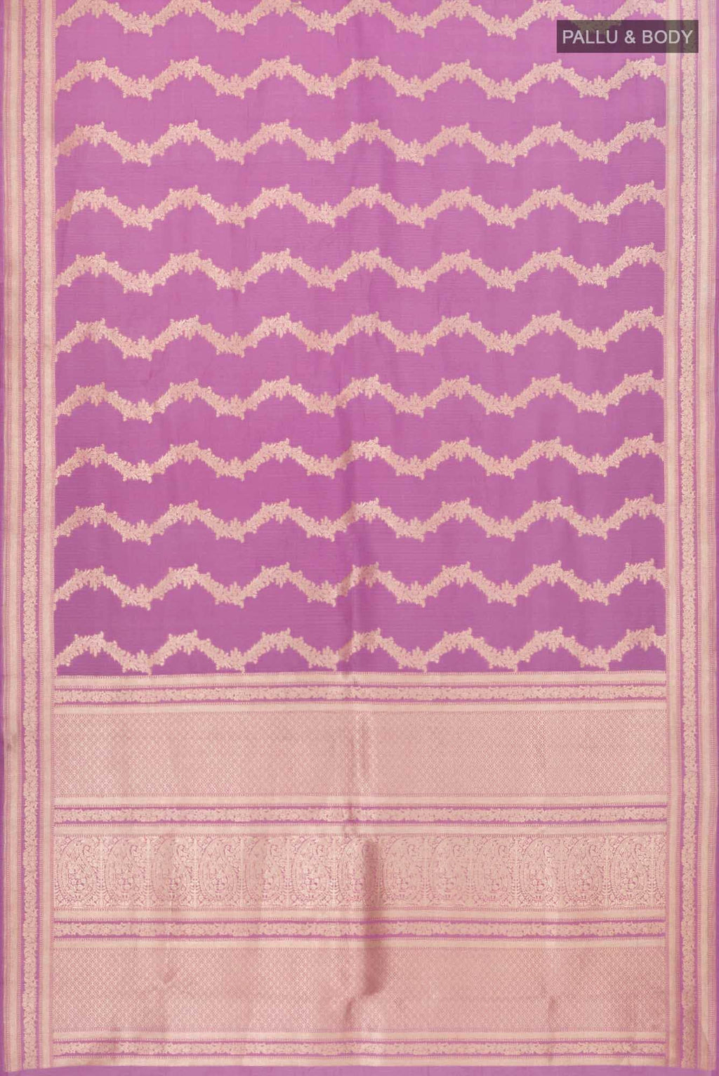 Kuntala-Pink Banarasi Silk Saree